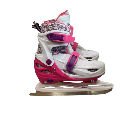 Vist Large View of Product Image Which is Used XINO SPORTS ADJ 1-4 Girls Figure Skate White Adjustable 11813-S000327800