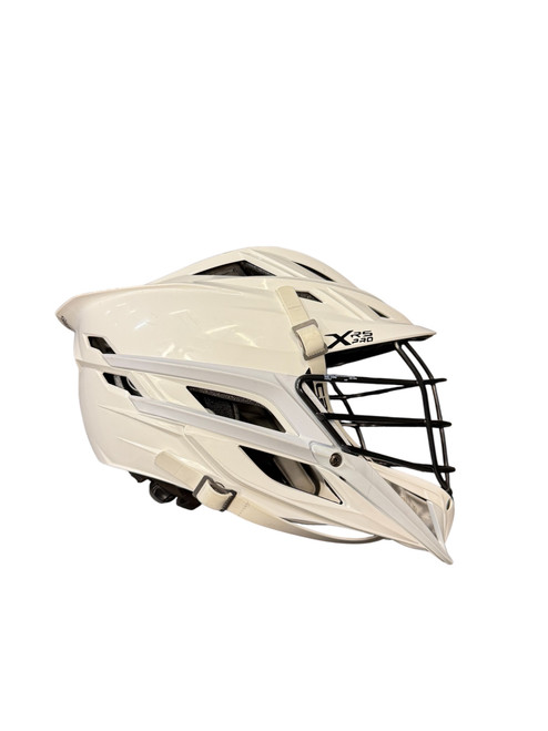 Used Cascade XRS PRO Lacrosse Helmet White 