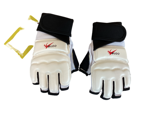 Used Martial Arts Hand Pads White SM