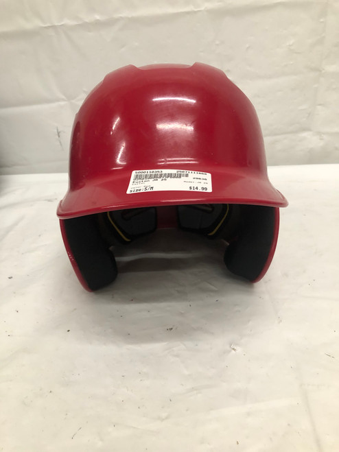 Vist Large View of Product Image Which is Used Easton JR Z5 Batting Helmet No Mask Red S/M 11668-S000110353