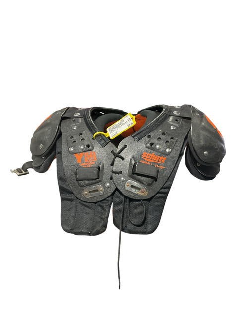 Used Schutt Y-FLEX SHOULDER PADS FB Shoulder Pads Black XS 11834-S000037491