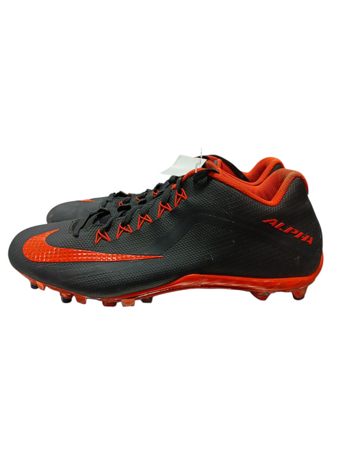 Vist Large View of Product Image Which is Used Nike Adult FB Cleats Orange Senior 14