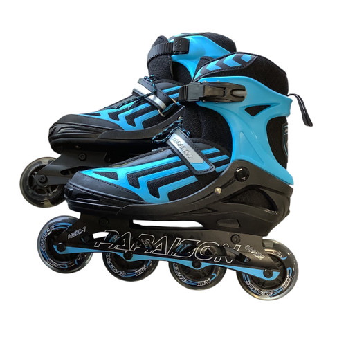 Used PAPAISON ABEC-7 Senior Aggressive Skates Black Adjustable 11479-S000398402