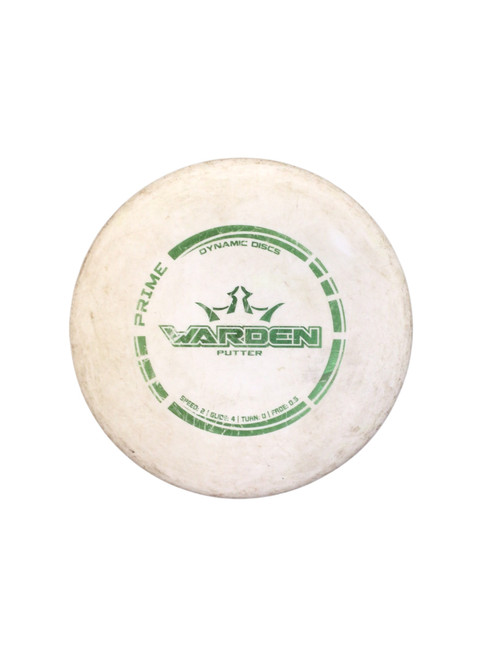 Used Dynamic Discs PRIME WARDEN Disc Golf Putter White 176g 11768-S000225299