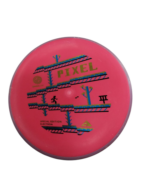 Used Axiom PIXEL ELECTRON Disc Golf Putter Red 174g 11866-S000026347
