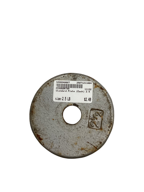 Used Standard Plate (Each) 2.5 lb 11884-S000048604