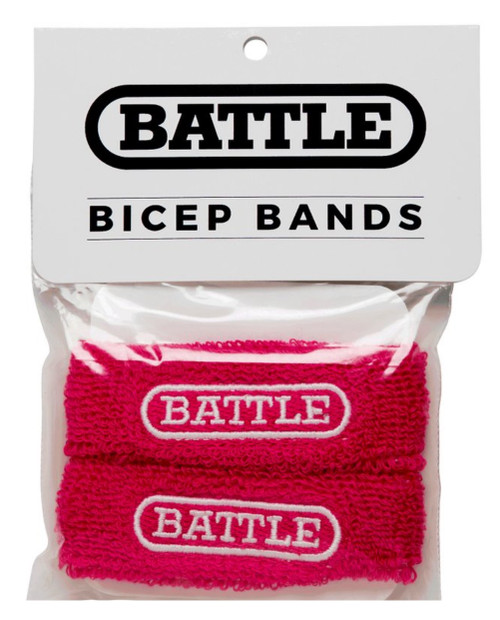 Vist Large View of Product Image Which is New Battle Bicep Bands - Pink