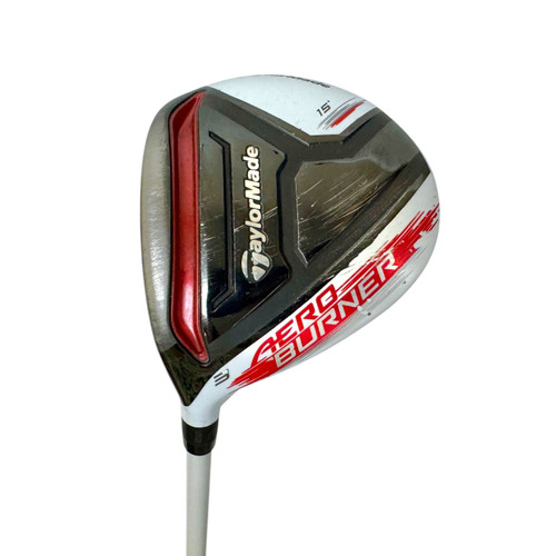 Vist Large View of Product Image Which is Used Taylormade AEROBURNER Men's LH 3 Wood Stiff Flex Graphite Shaft 11506-S000284721