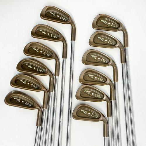 Used Ping EYE 2 + WHITE DOT Mens Iron Set RH 1-LW 11805-S000063661
