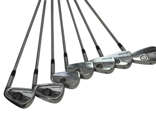 Used Taylormade TOUR PREFERRED MC/MB COMBO Mens Golf Iron Set RH 4I-PW w/ Dynamic Gold X100 Shafts 11731-S000143183