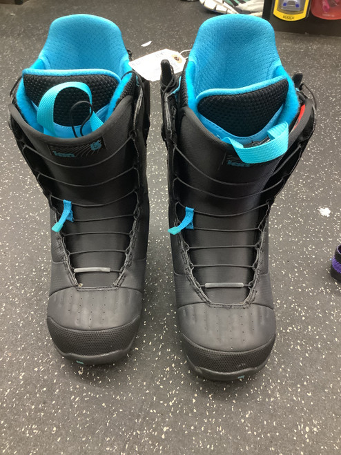 Used Burton ION Mens Snowboard Boots Black Senior 9 11162-C000431897