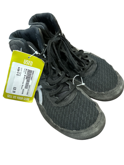 Used Asics Wrestling Shoes Black Senior 6 11906-S000173007