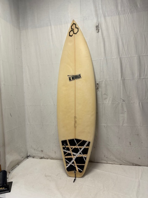 Vist Large View of Product Image Which is Used Al Merrick CHANNEL ISLANDS FLYER F Surfboard White 5'10"