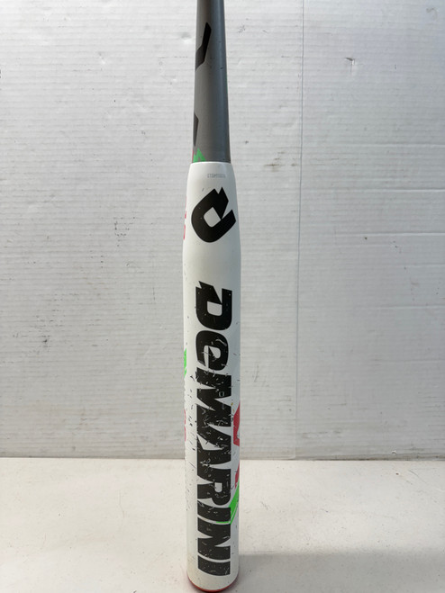 Used Demarini 2015 Vendetta VCF15 33/21 Fastpitch Bat - White/Green/Coral 11835-S000196443