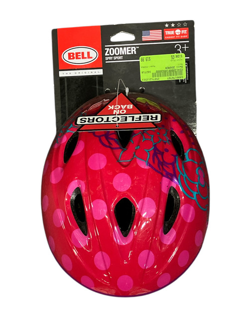 Vist Large View of Product Image Which is Used Bell ZOOMER Bike Helmet Pink One Size