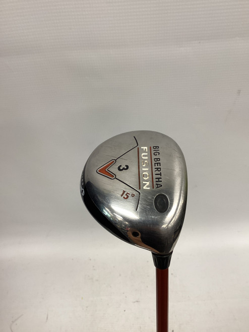 Used Callaway BIG BERTHA FUSION Mens Fairway Wood RH 3 Wood 11851-S000034575