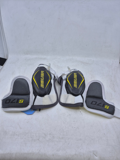 Used Bauer SUPREME S170 Youth Elbow Pads LG 10589-S000415578