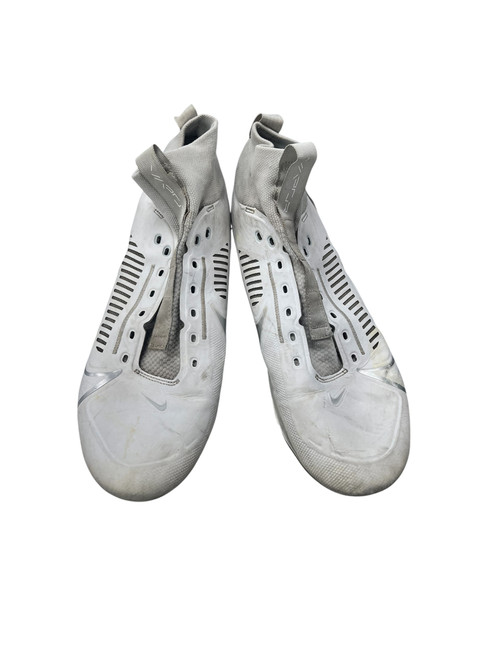 Vist Large View of Product Image Which is Used Nike VAPOR Adult FB Cleats White Senior 10.5