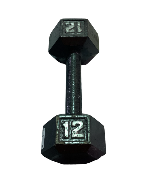 Used Hex Dumbbell (Each) 12 lb 11724-S000214839