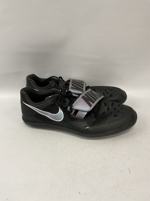 Vist Large View of Product Image Which is Used Nike Track & Field Cleats Adult Black Senior 11