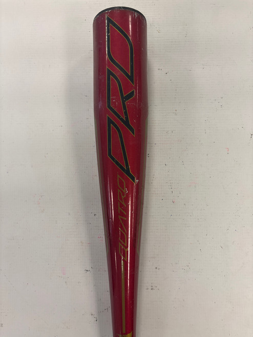 Vist Large View of Product Image Which is Used Rawlings QUANTRO PRO BB/SB USSSA 2 3/4 Bat 26"