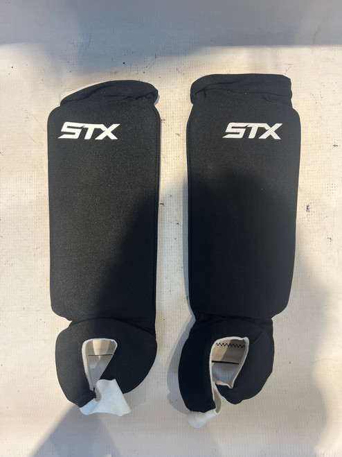 Used ST BLK STX SHIN GUARD FH Shin Guards Black 10" 11878-S000021514