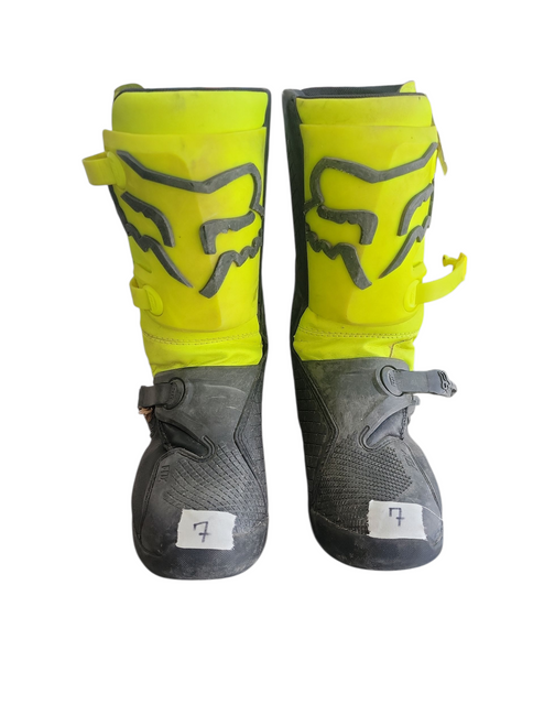 Used Fox COMP Mens Boots Yellow Senior 7 11708-S000180902
