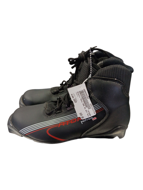 Used Atomic Mens SNS XC Ski Boots Black W 06.5-07 / JR 4.5-05 11732-S000355320 Vist Large View of Product Image Which is Used Atomic Mens SNS XC Ski Boots Black W 06.5-07 / JR 4.5-05