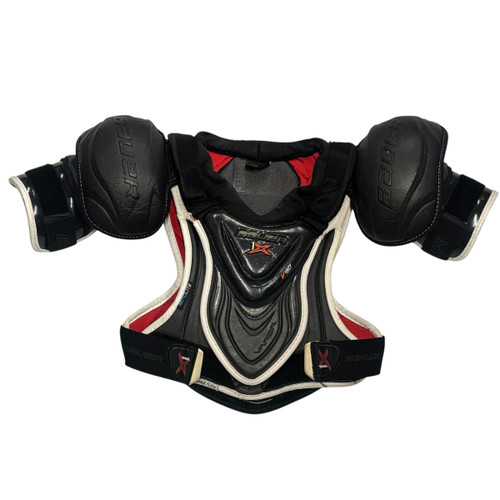 Vist Large View of Product Image Which is Used Bauer 1X LITE Junior Shoulder Pads MD