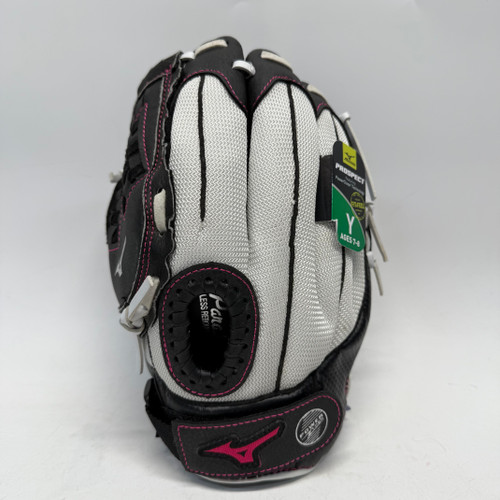 Used Mizuno GPP1105F3 BB/SB Glove LH Throw Black And White 11" 11805-S000063781