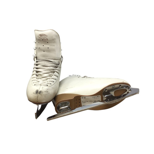 Vist Large View of Product Image Which is Used EDEA WomensFigure Skate White Senior 6.5