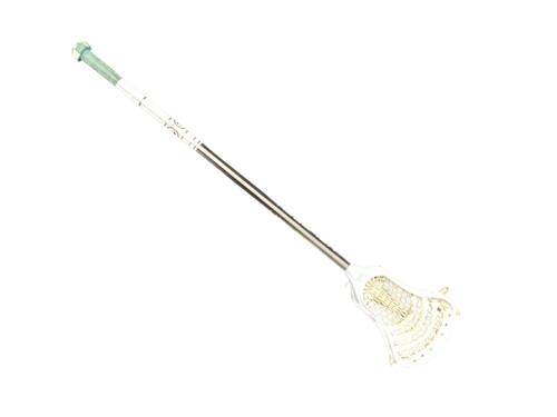 Vist Large View of Product Image Which is Used Maverik OPTIK Men Lacrosse Atk/Mid Complete Stick