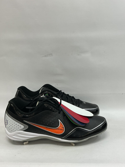 Vist Large View of Product Image Which is Used Nike SLASHER BB/SB Cleats Black And Gold Senior 14