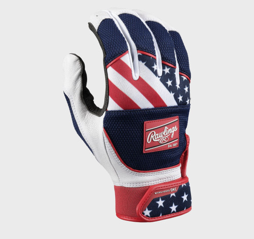 Vist Large View of Product Image Which is New RAWLINGS USA TBALL BATTING GLOVES
