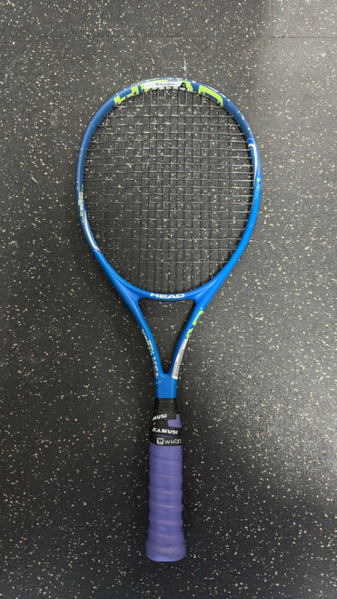 Vist Large View of Product Image Which is Used Head MX CYBER TOUR Adult Tennis Racquet Royal Blue Unknown