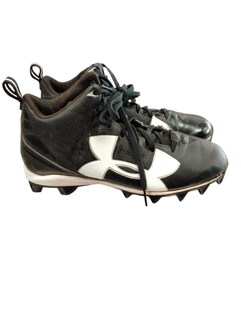 Used Under Armour Adult FB Cleats Black Senior 9 11866-S000026388