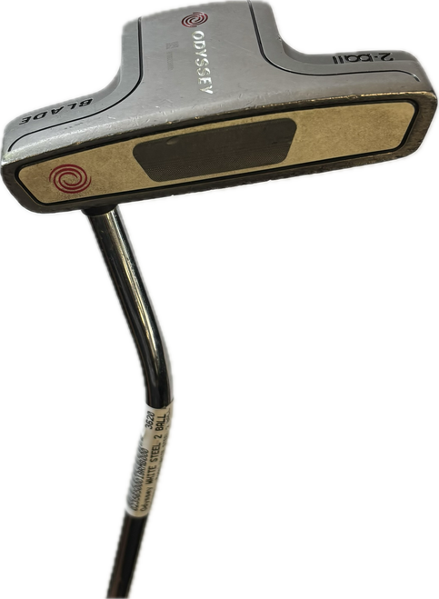 Vist Large View of Product Image Which is Used Odyssey WHITE STEEL 2 BALL Mens Putter RH 11894-S000030005