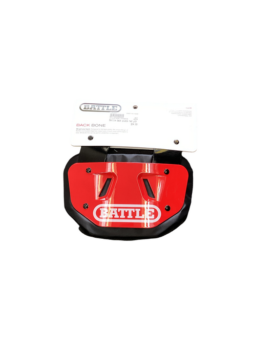 New Battle back plate red yth 11649-BAT10AC000002