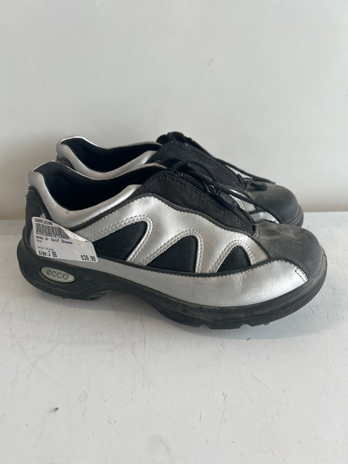 Vist Large View of Product Image Which is Used Ecco Jr Golf Shoes Black Junior 06