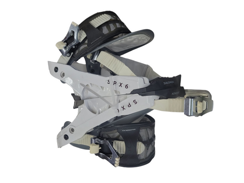 Used Salomon SPX6 BINDINGS Mens Binding Only White LG 11708-S000180959