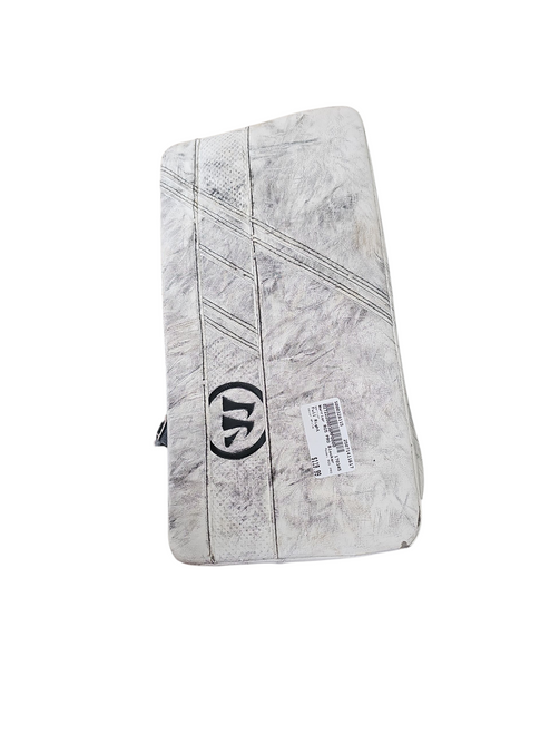 Used Warrior RG5 PRO Senior Goalie Blocker White 11617-S000328115