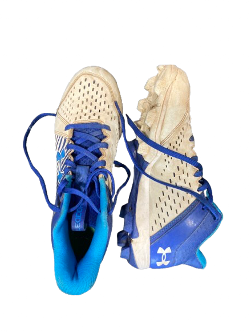 Vist Large View of Product Image Which is Used Under Armour BB/SB Cleats White Senior 8.5 11472-S000142005
