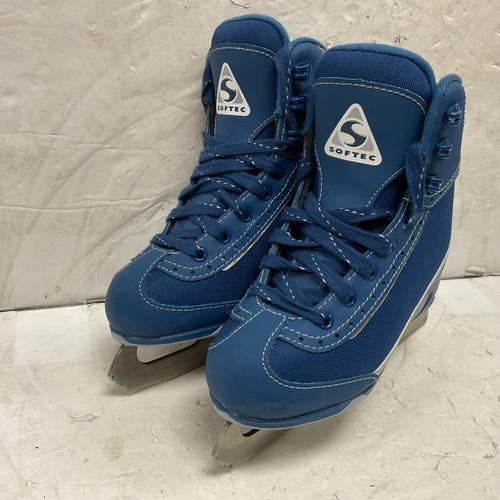 Used Jackson SOFTEC Boys Figure Skate Royal Blue Youth 13.0 11855-S000187856