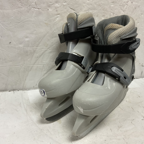 Used CCM TYKE 12-1 Boys Softboot Skate Grey Adjustable 11855-S000187861