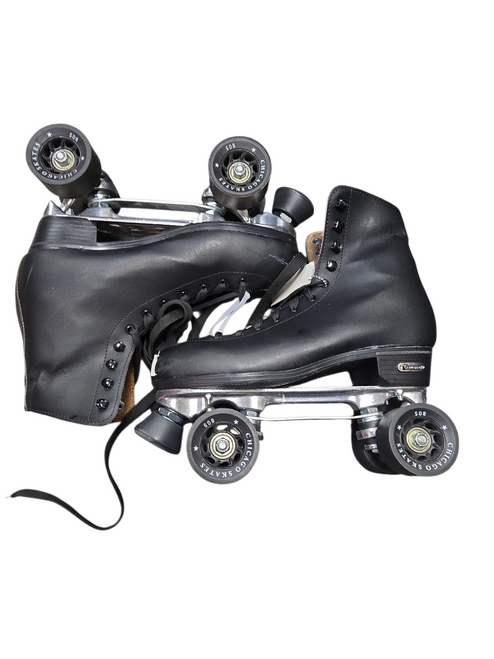 Used Chicago CHICAGO SKATES Senior Roller Quad Skates Black Senior 10 11617-S000328128