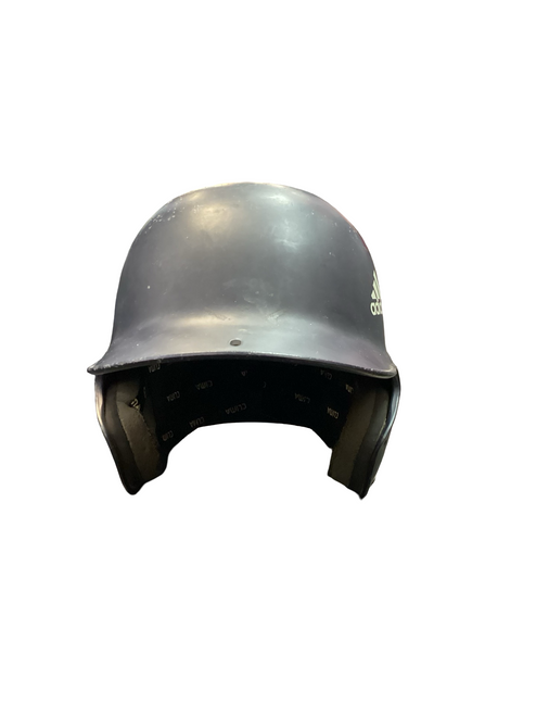 Vist Large View of Product Image Which is Used Adidas NAVY Batting Helmet No Mask Navy Blue S/M