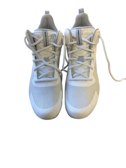 Used Under Armour Adult FB Cleats White Senior 9 11479-S000398564