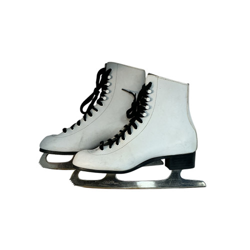 Vist Large View of Product Image Which is Used WomensFigure Skate White Senior 8