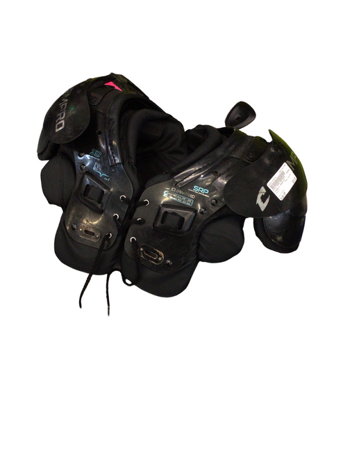 Used Champro GAUNTLET 1 FB Shoulder Pads Black SM 11799-S000195810