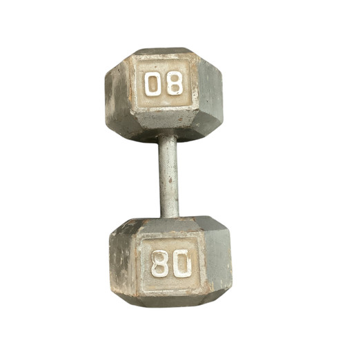 Used Hex Dumbbell (Each) 80 lb 11479-S000398579